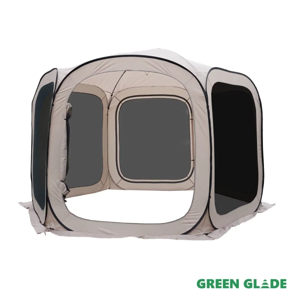Тент садовый быстросборный Green Glade 72602 3,65х3,65х3,65х2,29 м полиэстер